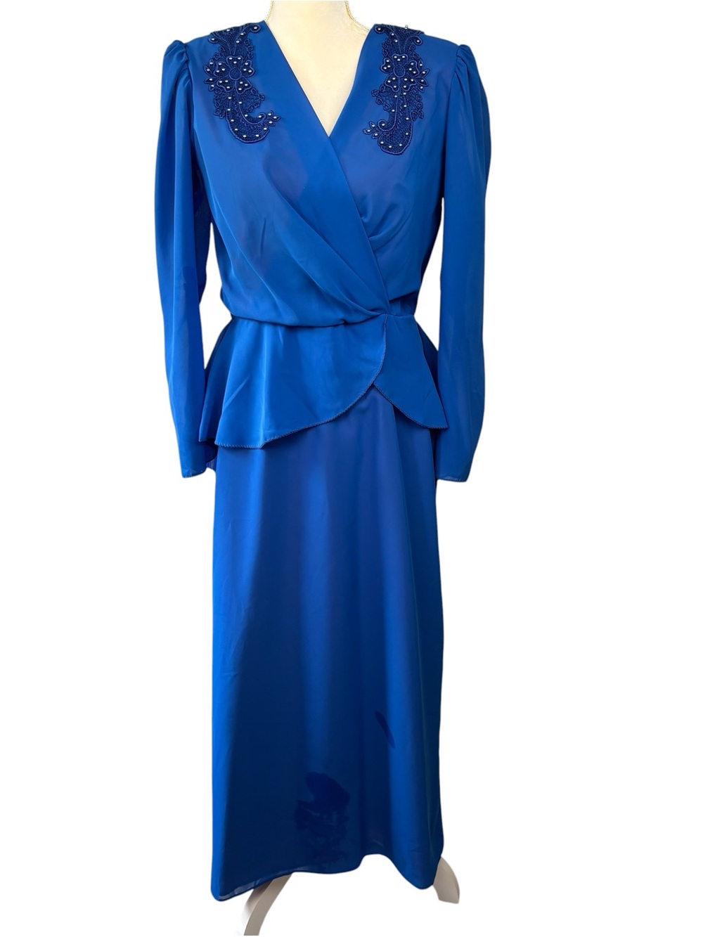 Vintage Sylvia Ann formal dress, size 8, vintage, wedding, prom, party, 80s